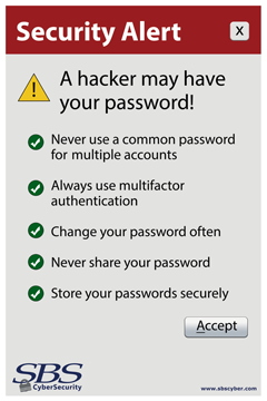 Password Security Alert